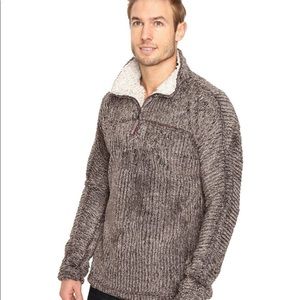 True Grit Frosty Cord Pile 1/4 Zip Pullover